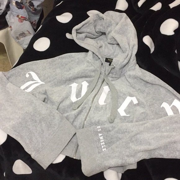 juicy cropped hoodie